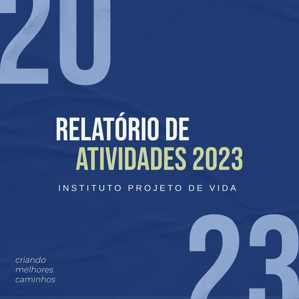 Capa do Relatório de Atividades 2023 do IPV