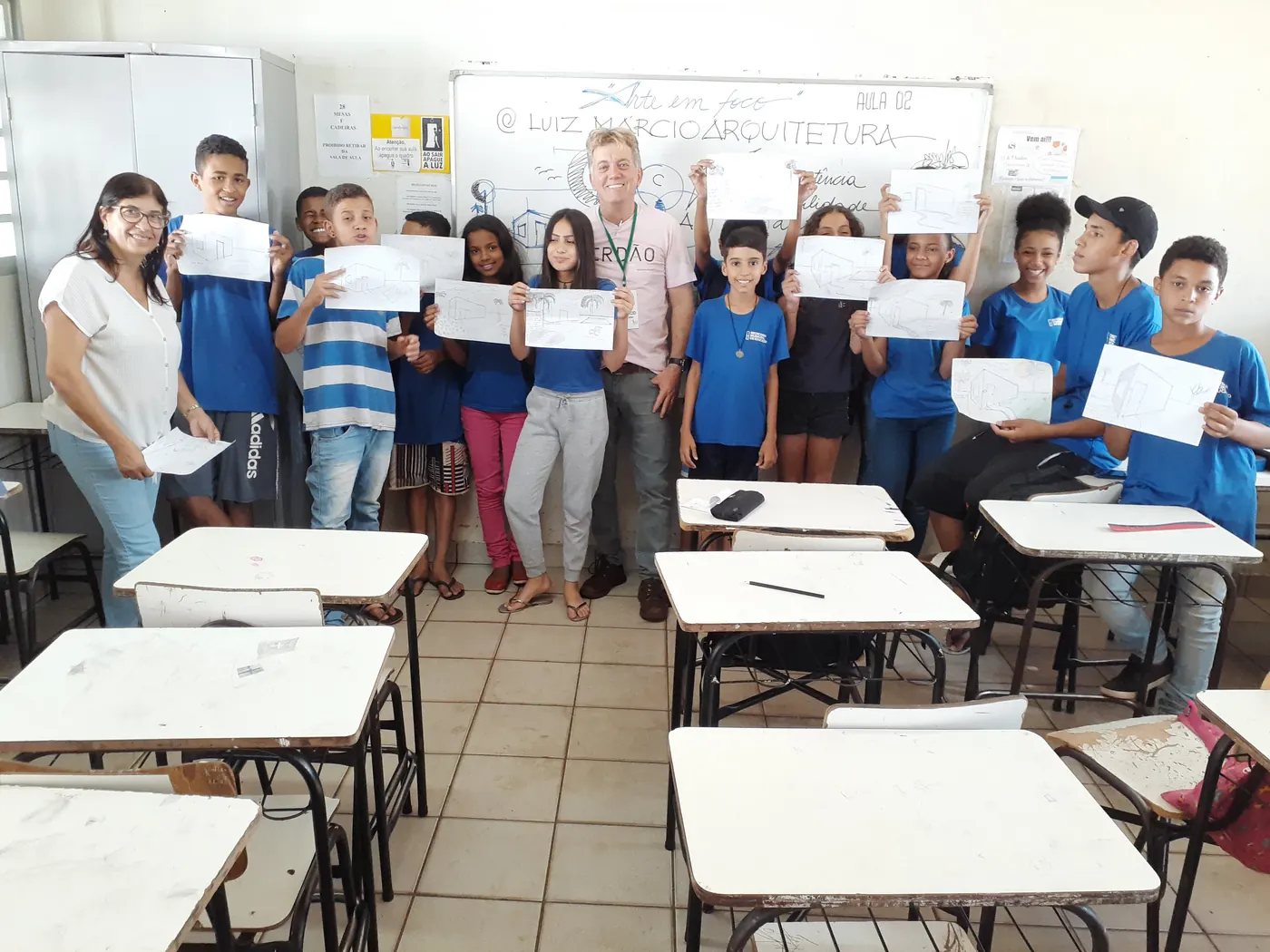 Turma com Arquiteto Luiz Márcio - Módulo arte em foco