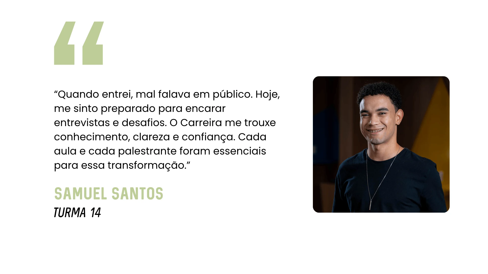 Depoimento de aluno(a) 2
