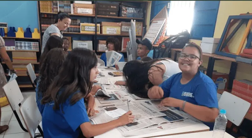 Aula de mídia e tecnologias digitais